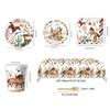 Horse Party Tableware Birthday Party Tableware Western Baby Shower Disposable Dinnerware,Horse Themed Party Tableware