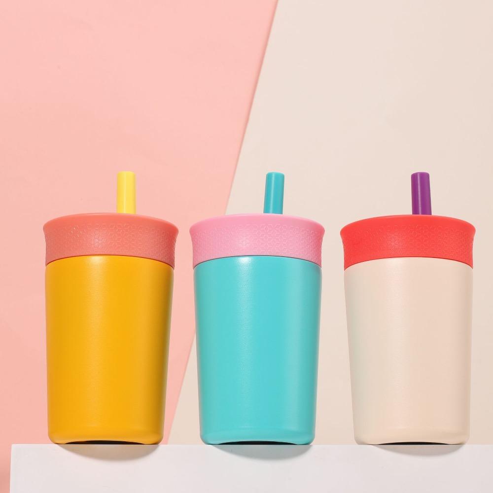 Double-Layer Insulated Water Bottle 12oz Thermal Mug Portable Thermos Bottle  Kids