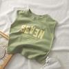 Children's Summer Cotton Tops Vest Boys Girls Sleeveless T-Shirt Middle And Large Children's T-Shirt Tops