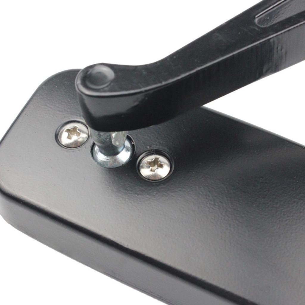 2pcs Motorcycle Rearview Mirror Rectangular Aluminum Alloy Universal Handlebar Mirror for Motorbike