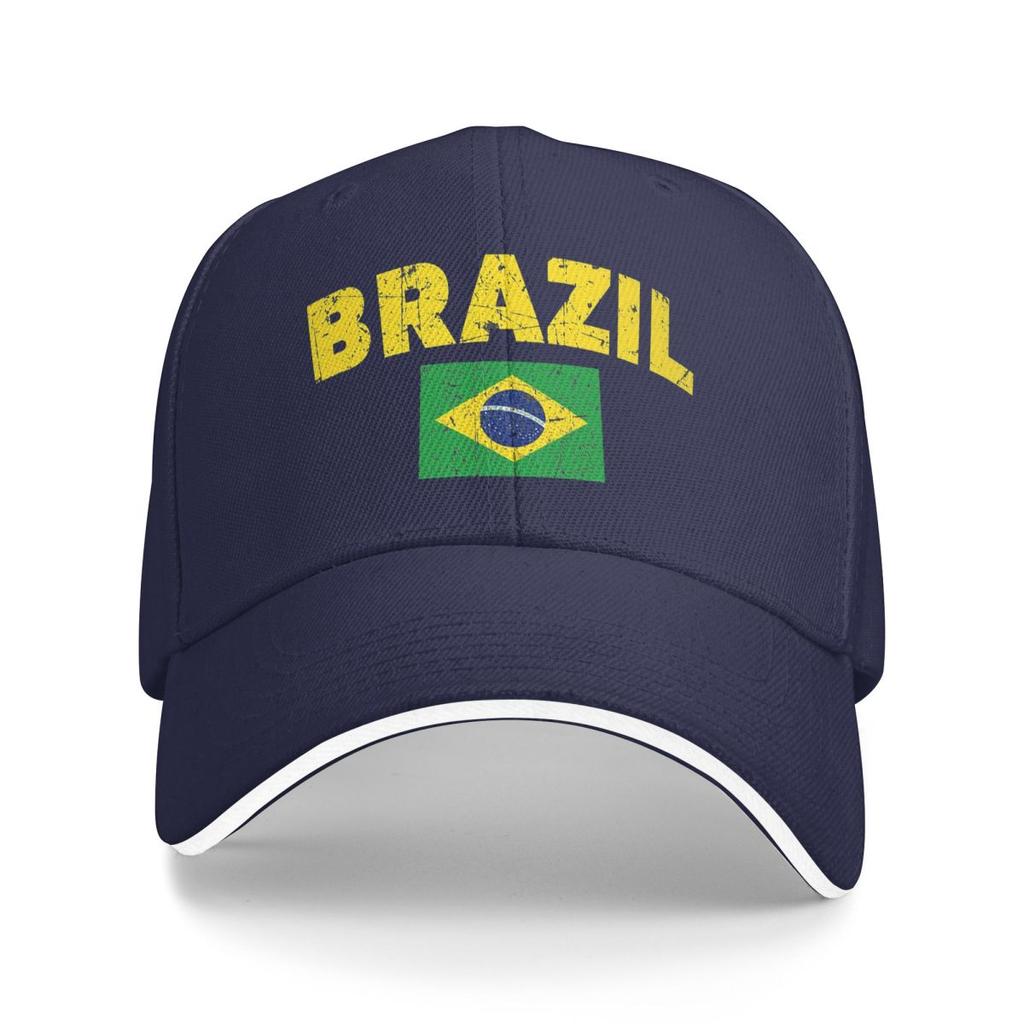 Brazil Soccer Team Football Brazilian Flag Baseball Caps Snapback Baseball Hats Breathable Casual Casquette Outdoor Unisex