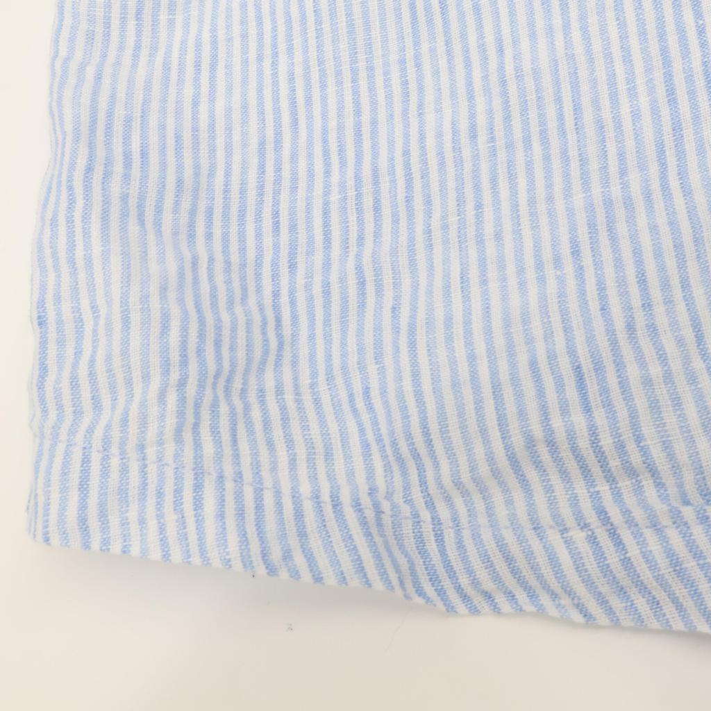 Nest Robe 01243-1140 Blue Deadstock Linen One Piece Dress F blueUsed