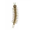 1/2pcs Punk Style Centipede Button Cover Metal Button Clip-On Centipede Button Clip  for Shirt Decor