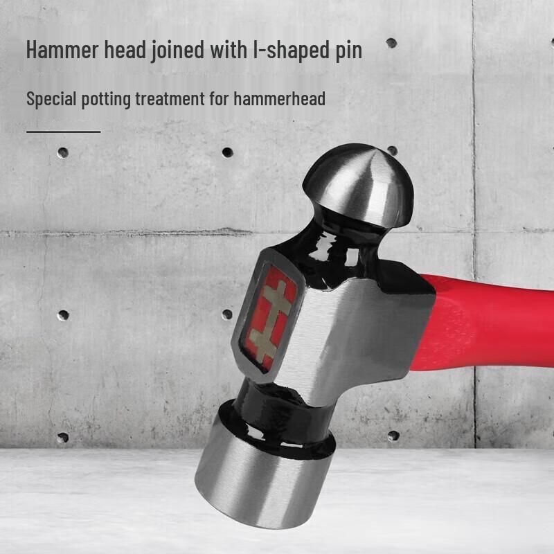 Deli Professional Outdoor Wooden Handle Round Head Hammer