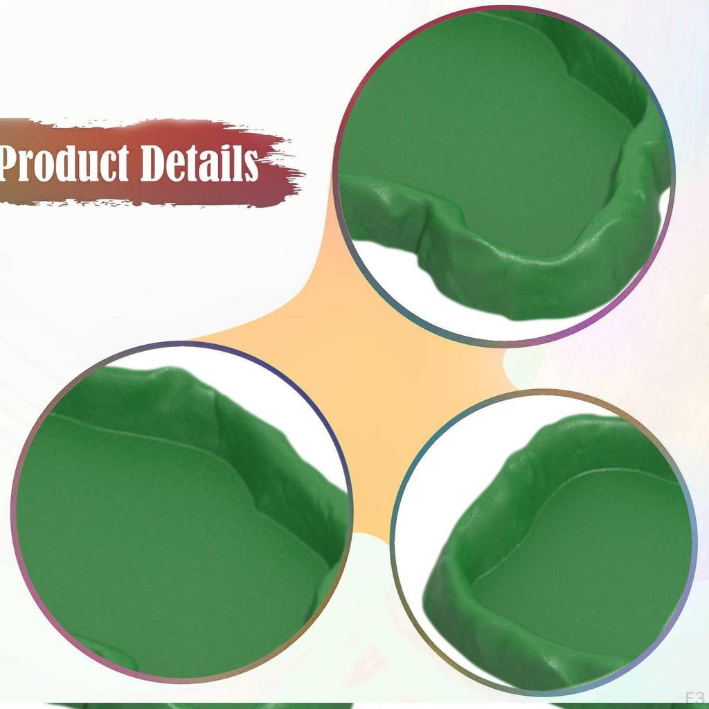 Habitat Reptile Bathing Pool Decoration Tortoise Food Dish Feeder for Gecko Turtle Bearded