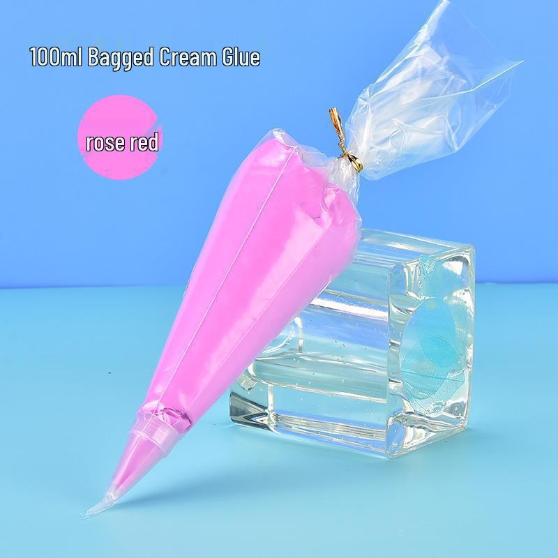 

Пакет цветного кремового клея 100 г - 41 цвет для DIY проектов, поделок и украшения чехлов для телефонов