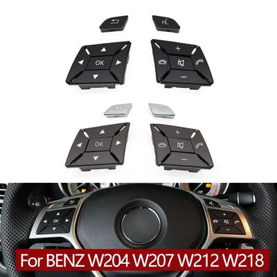 W204 W212 W218 Auto Lenkrad Control Menü Schalter Taste Abdeckung Volumen Für BENZ C GLK EA Klasse X204 W156 w246 2185400162