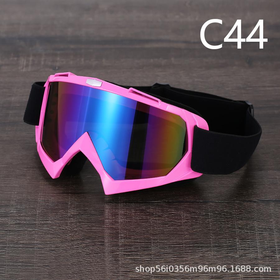Painted Off-road Motorcycle Goggles, Retro Harley, Locomotive Outdoor Sports Riding Goggles, Ski Eyes