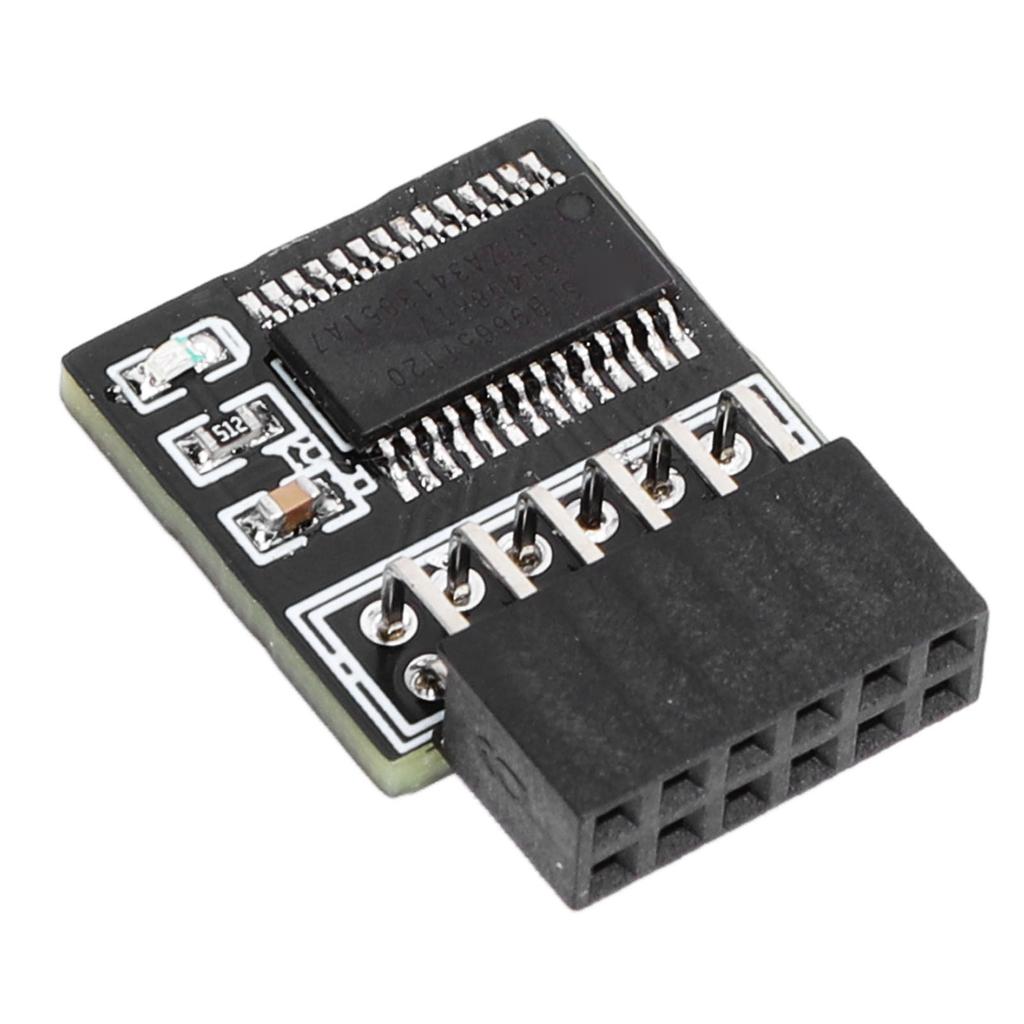 TPM2.0-Modul mit SLB9665 SPI-Schnittstelle 12-poliges Motherboard TPM-Sicherheitsmodul für Win 10 11