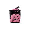 Hamper, Halloween Quilted Cotton Storage Basket with Lid for Clothes and Home Organization