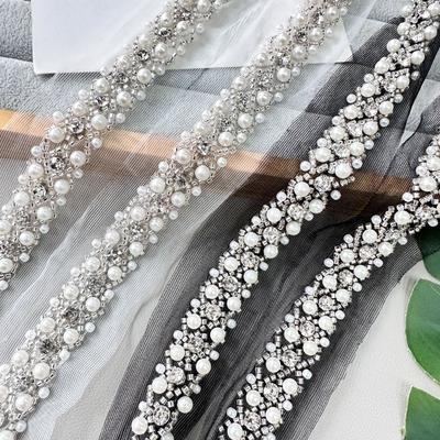 Netzgewebt Kleiner Duftender Wind Perlen Pailletten Barcode Gurtband Kleiderkante Manschetten Dekorative Spitze Accessoires