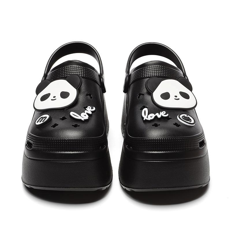 Women's Casual EVA Sandals for Spring Summer Fashionable Outer Wear Slippers Anti-Slippery Feature Soft Home Bubble Slippers