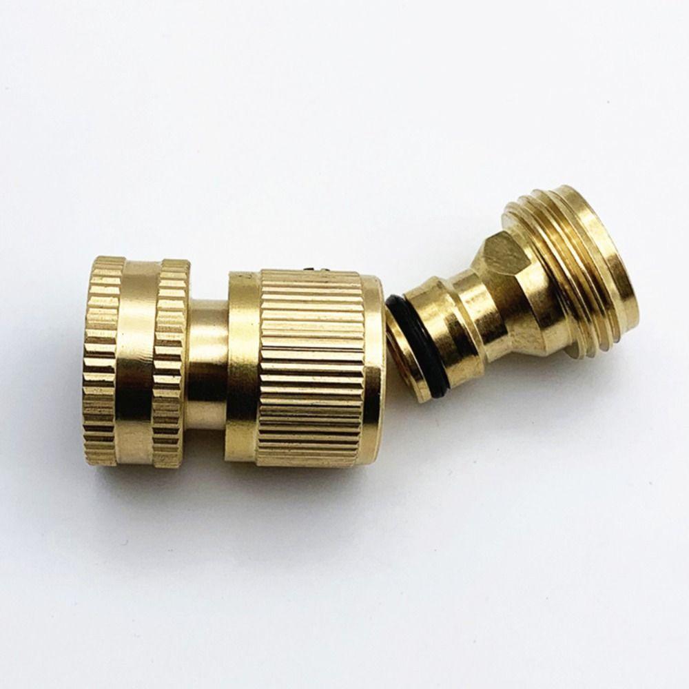 Female/MaleThread Quick Connector Brass Brass Quick Connector Tap Connector Gardening