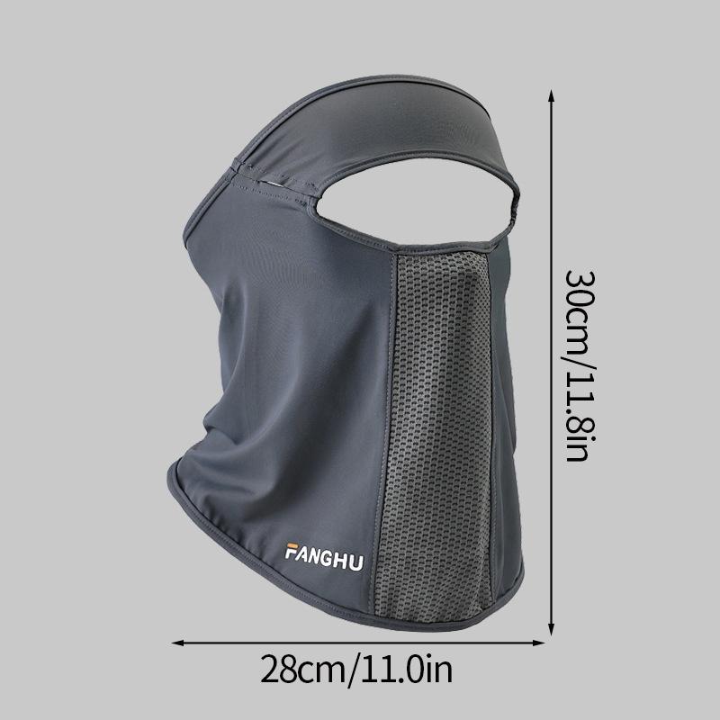Sonnenschutz Wander-Schal Sommer Eis-Seide Sonnenschutz-Schal Atmungsaktive Radsport-Gesichtsmaske Verstellbare Ohrhänger UV-Schutzmaske