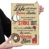 Vintage Metal Tin Sign Wall Decor for Garage Bar Home 20x30cm