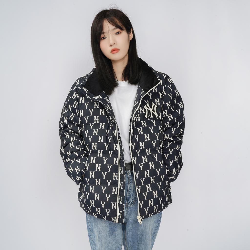 New MLB Down Jacket Cropped Unisex Black 3ADJM0116-50BKS