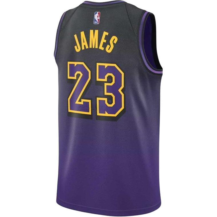Nike James 23 Lakers 24-25 City Edition SW Basketball Jersey Men Jerseys Purple FQ4346-504