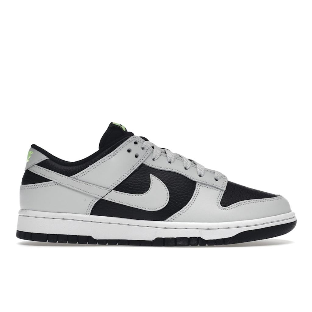 Nike Dunk Low Reverse Panda Neon Men Sneakers White Black Volt FD9756-001
