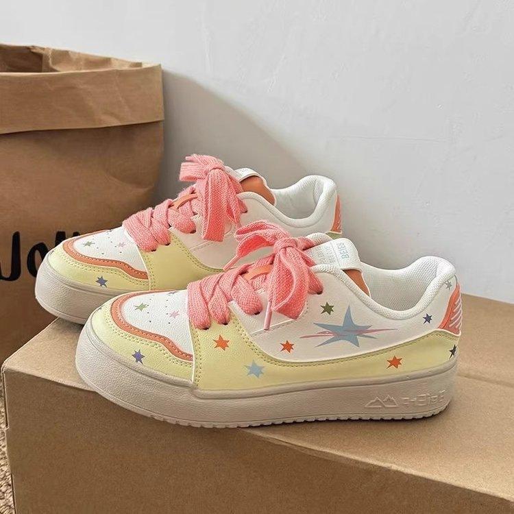 Нишевые спортивные обувь для отдыха моральное воспитание летние сетчатые туфли с юбкой летние дышащие туфли 35 жёлтый