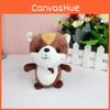 Whimsical Plush Squirrel Keychain Cartoon Animal Design For Bags Gifts And Keychains