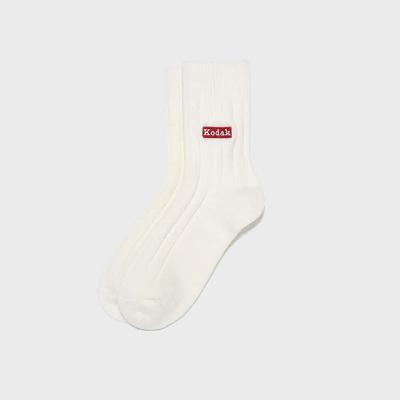 Logo Wool Socks IVORY