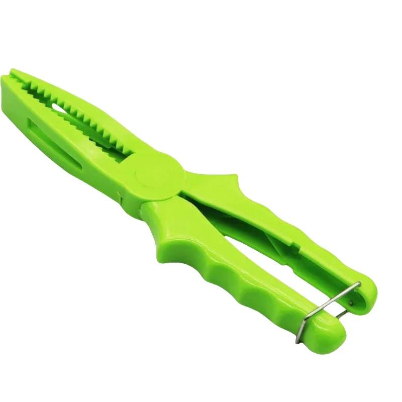 8.1Inch Fishing Grabber Floating Fish Gripper Catcher Scale Hook Clamp Mouth Pliers Lip Grip Tool Hook Extractor for Men Fishman