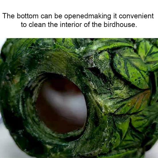 Buiten Ophangbaar Vogelhuis Decoratief Kolibrie Huis Ornamenten Waterdicht Hars Mini Vogelhuisje voor Patio Tuin Veranda Tuin