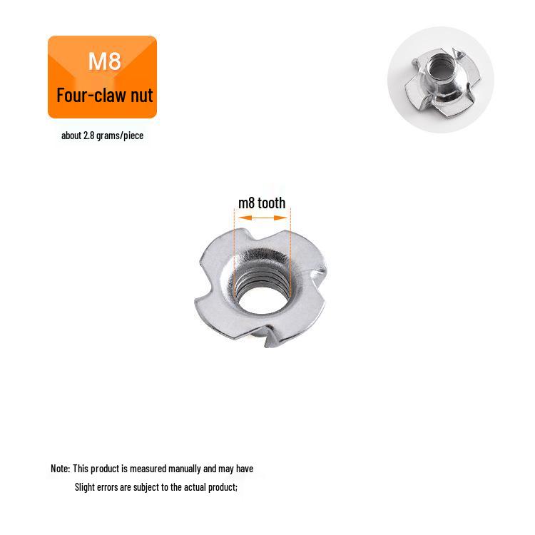 Adjustable Height Furniture Foot Pad for Sofas and Cabinets - Silent Floor Screw Pad