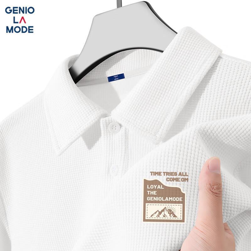 Мужская вафельная рубашка-поло GENIOLAMODE 2XL