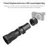 Kamera MF Süper Telefoto Zoom Lens F/8.3-16 420-800mm T Montajlı, NEX montajlı Adaptör Halkalı