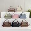 New Fashion Niche Design Silk Scarf Contrasting Color Flip Bag Portable Shoulder Messenger Women's Bag