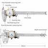 Dial Caliper 0-150mm 0.02mm High Precision Industrial Stainless Steel Vernier Caliper Impact Resistant Weighing and Measuring Tool
