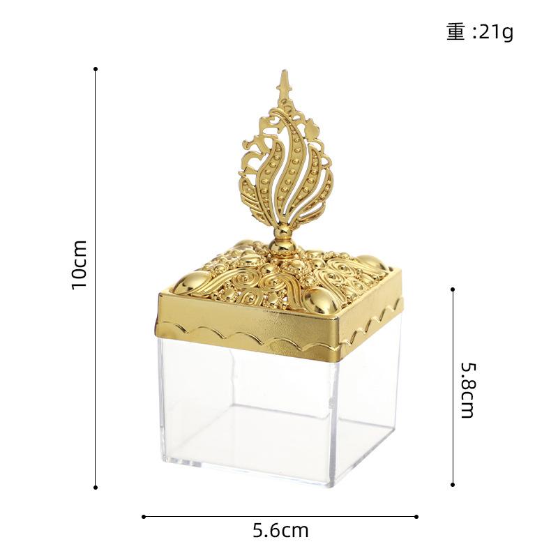 12pcs European Style Creative Wedding Candy Box Engraved Circular Packaging Box Cute Food Box Candy Gift Box Wedding Supplies