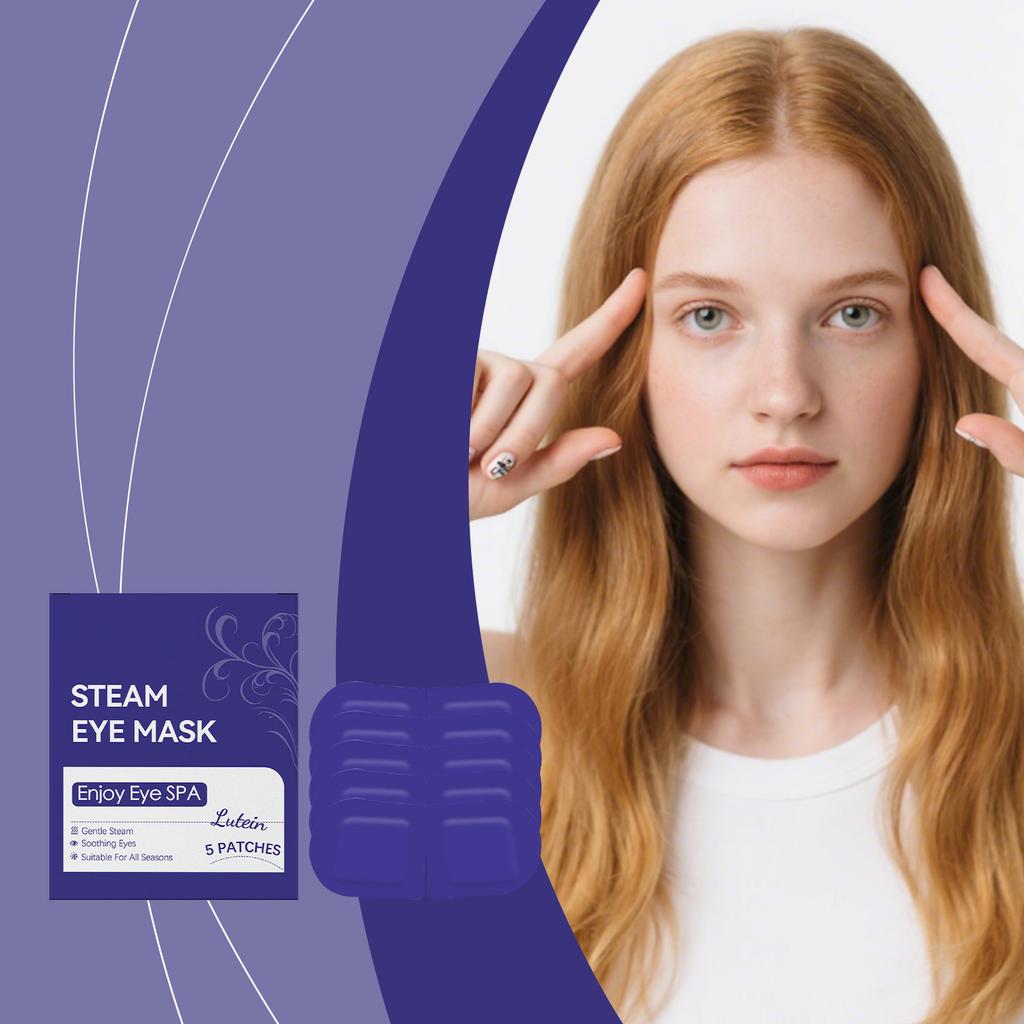 Steam Eye Masks, Heated Eye Masks, Lutein Steam Eye Mask Soothing Steam Eye Mask Steam Eye Mask Long Flights, Travel, Home