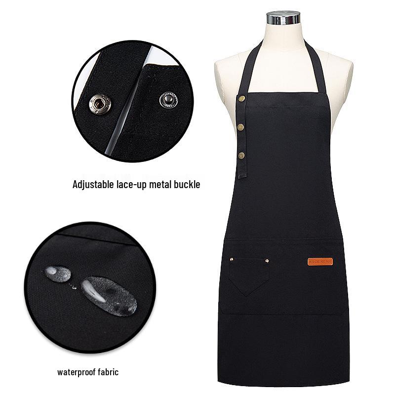 Waterproof Custom Apron - Oil-proof, Stain-resistant, Adjustable, Summer Style Workwear