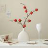 Realistic Artificial Persimmon Branch Handmade Artificial Fruits Branches Living Room