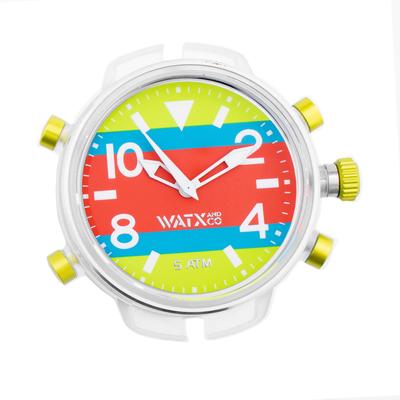 Uhr WATXANDCO RWA3742. Quarz, Farbe rot. Unisex.