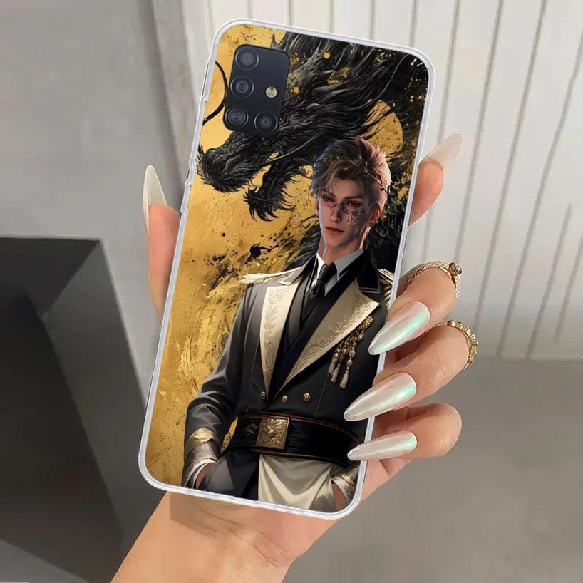 Love And Deepspace Sylus Phone Case for Samsung Galaxy A52 A32 A22 A12 A02S A50S A30S A10S Note 20 Ultra 10 Plus S10 A31 A20 A71
