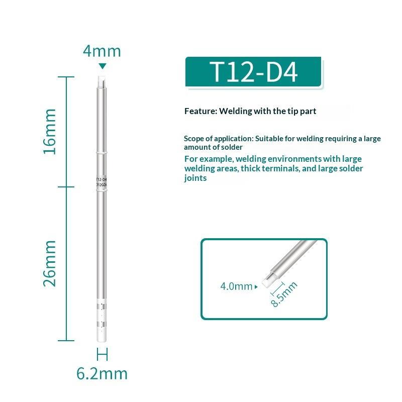 TS100 TS101 Soldering Iron Tip Replacement Multiple Models Fit for Pinecil V2 Series Electronic Welding Tools