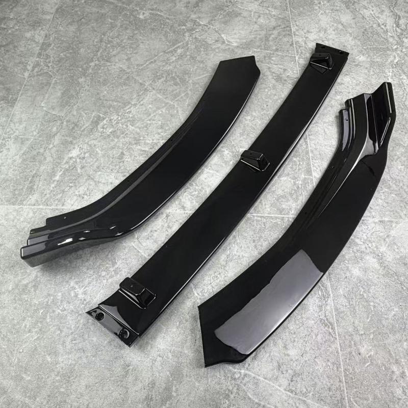 Front Splitter For Seat Leon  Cupra / FR MK3.5 2017-2020 Car Ftont Bumper Lip Chin Spoiler Splitter Diffuser Bodykit Tuning