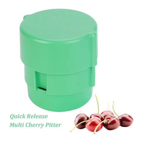 Cherry Pitter Tool Multi-Fruit Stone Remover for Cherries Olives Small Plums Efficient