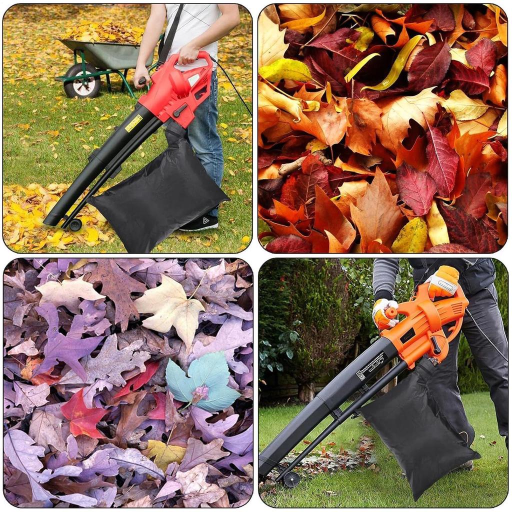 Leaves Vacuum Bag Leaves Collection Bag With Bottom Zipper Debris Dump Organizer For Yard Garden Patio Driveway Pathway Backyard