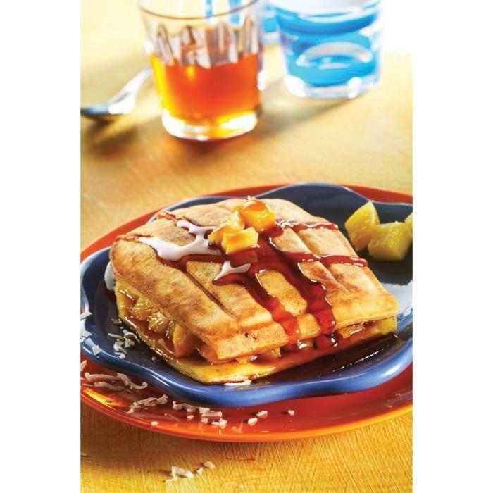 TEFAL Lot De 2 Plaques Croque Monsieur, Snack Collection, Compatible Lave-vaisselle XA800112