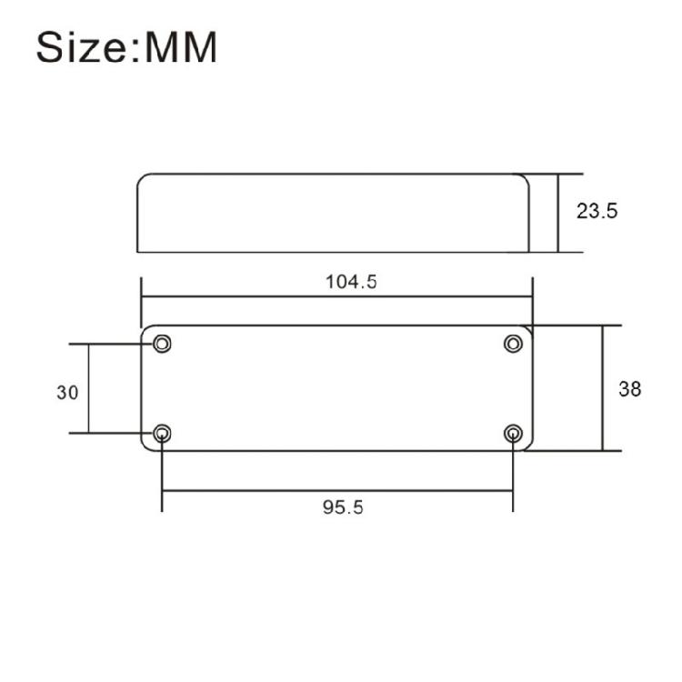 Advanced Contact Sensor for Acoustic Instruments ABS Housing Clear Sound Reproduction for Stage Use Practice Activity