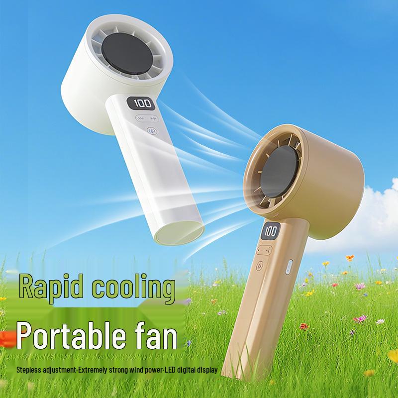 High-Speed Portable Handheld Fan with Variable Speed Control