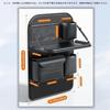 Car Storage Pocket, Car Seat Back Storage Bag, Cup Holder, Accessory Storage, Foldable Leather Folding Table, PU Tray, Can Be Used on Car Seats,