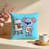 Sleepy Koala Cushion Cover Soft Pillow Cases for Home Bedroom Living Room Sofa