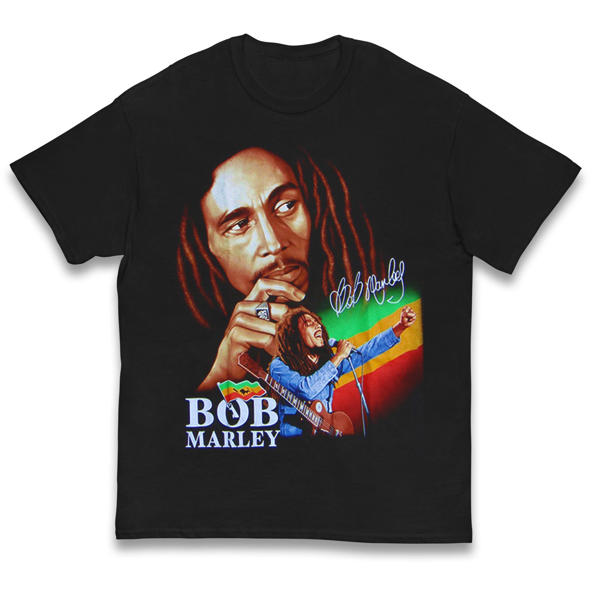 Bob Marley Lion flag Kids T Shirt 120
