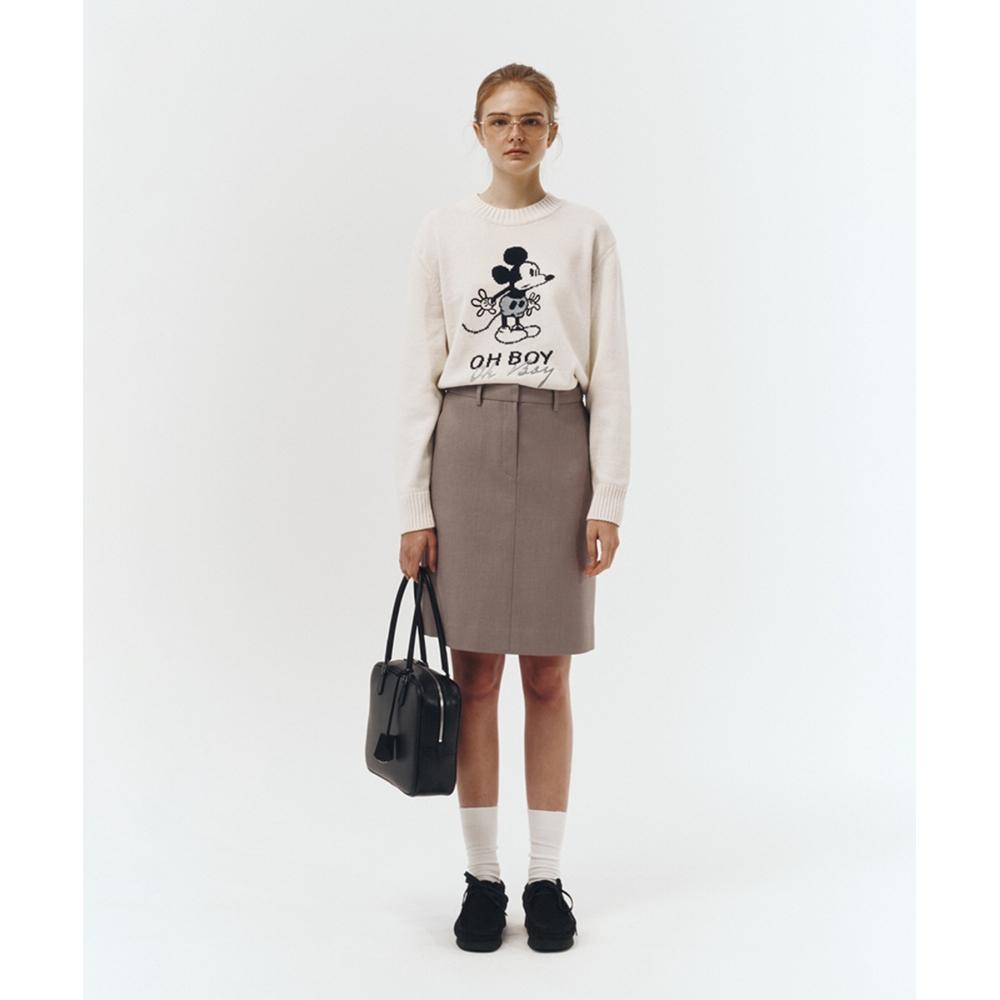 

DUNST FOR WOMEN CLASSIC ALINE SKIRT GREIGEUDSK3A206G1