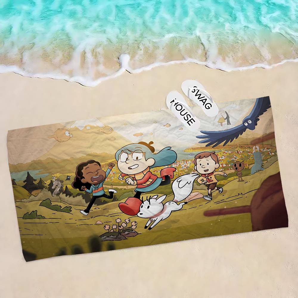 

Classic H-Hilda Girl Microfiber Beach Towel Absorbent Quick dry Soft Yoga Swimming Resort Mountain Climbing Towel W40*H60(CM)